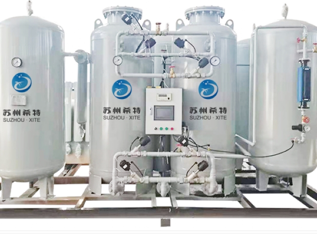[苏州希特高纯气体设备有限公司] 使用氮气进行管道清理的350 m3/h纯度99.5%的制氮机